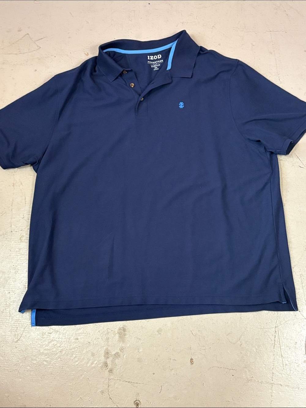 Izod Men's Advantage Performance Navy Blue Polo Shirt 3X